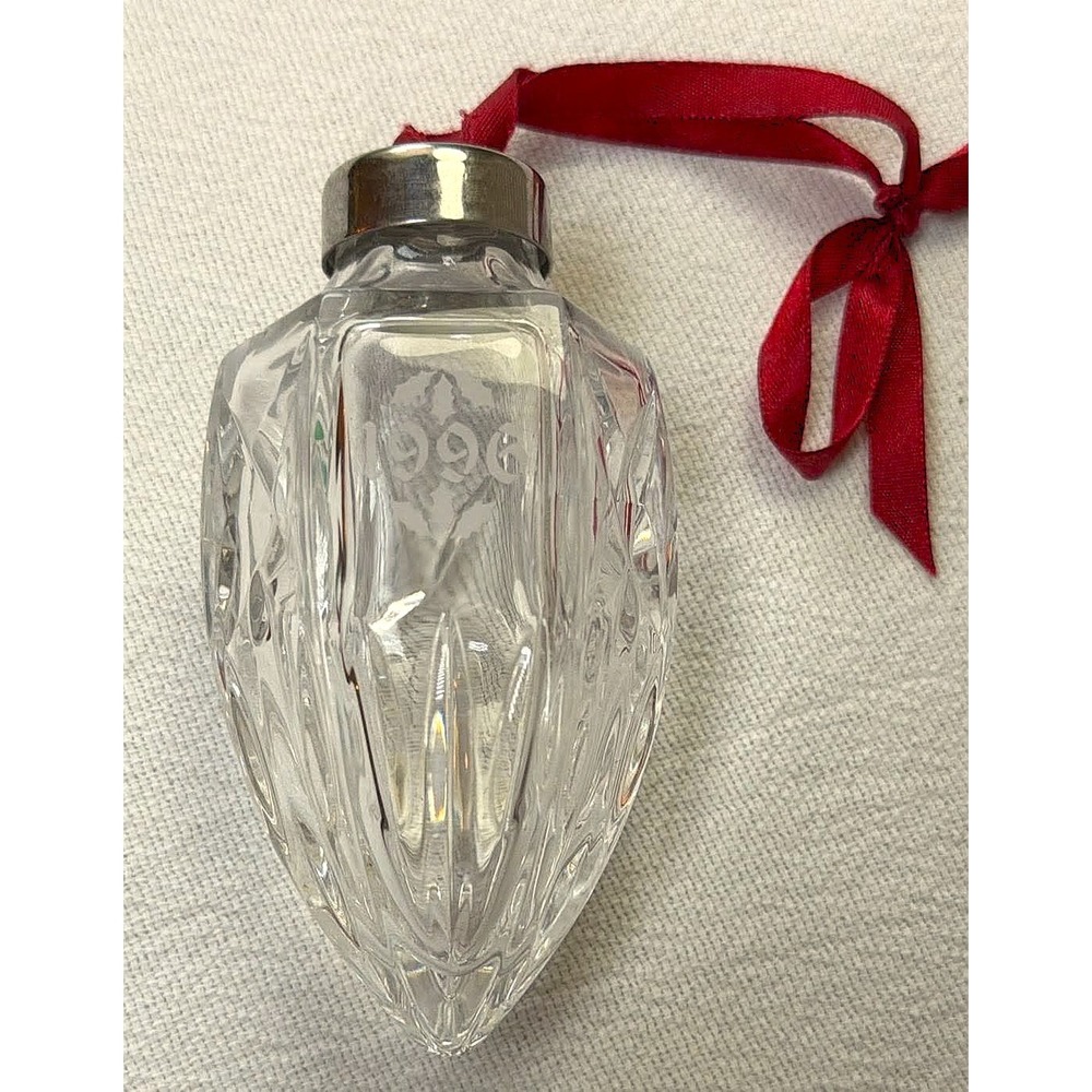Waterford Crystal Ornament 1996 Vintage Holiday Festive Luxury Collectible